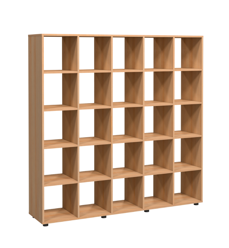 Відкрита шафа на 25 відділень, ЛЕЛЕКА, 1780х400х1780 мм.